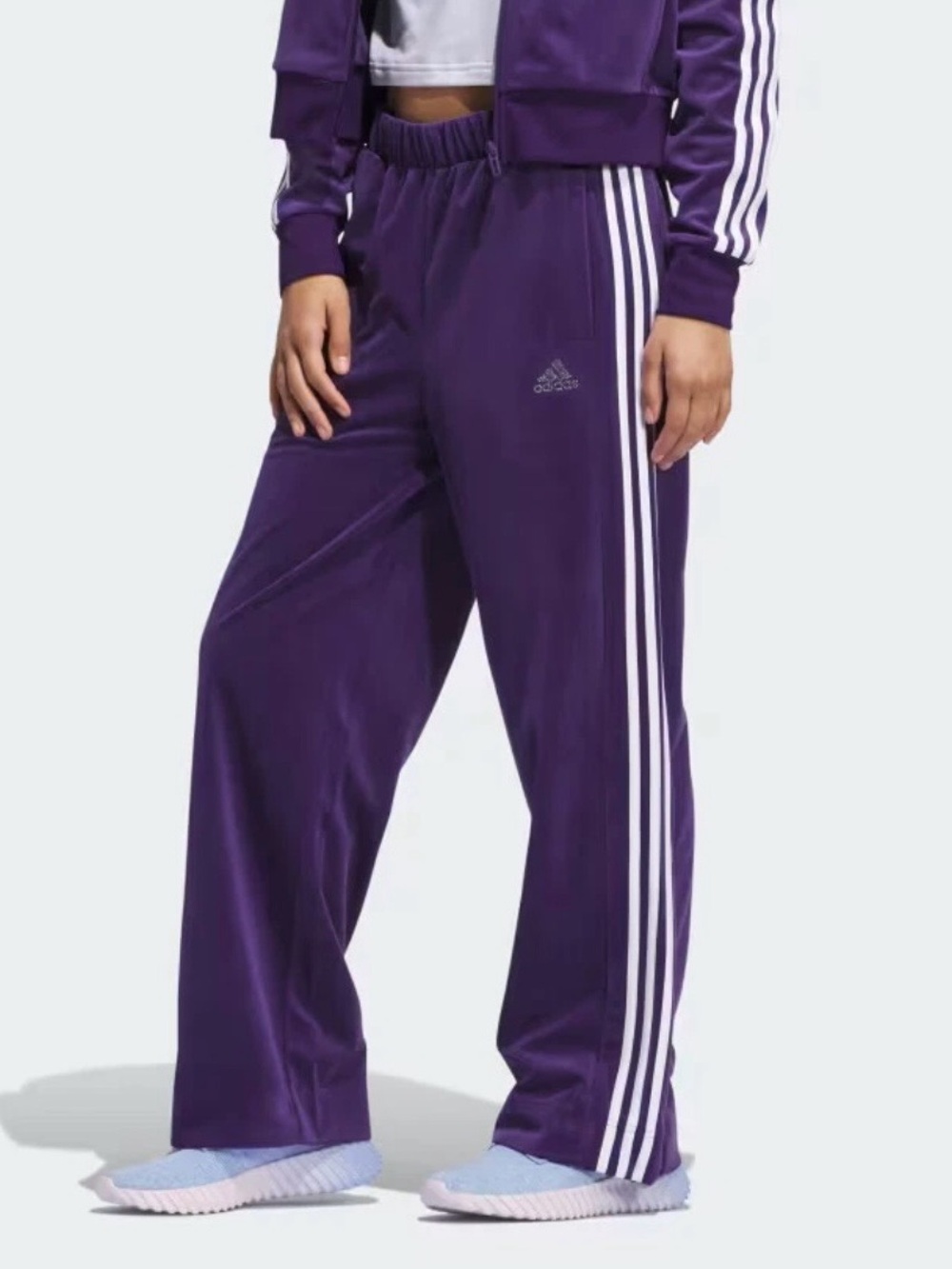 Adidas Originals Women's Y2K Glam Plush Velour Track Pant Size M